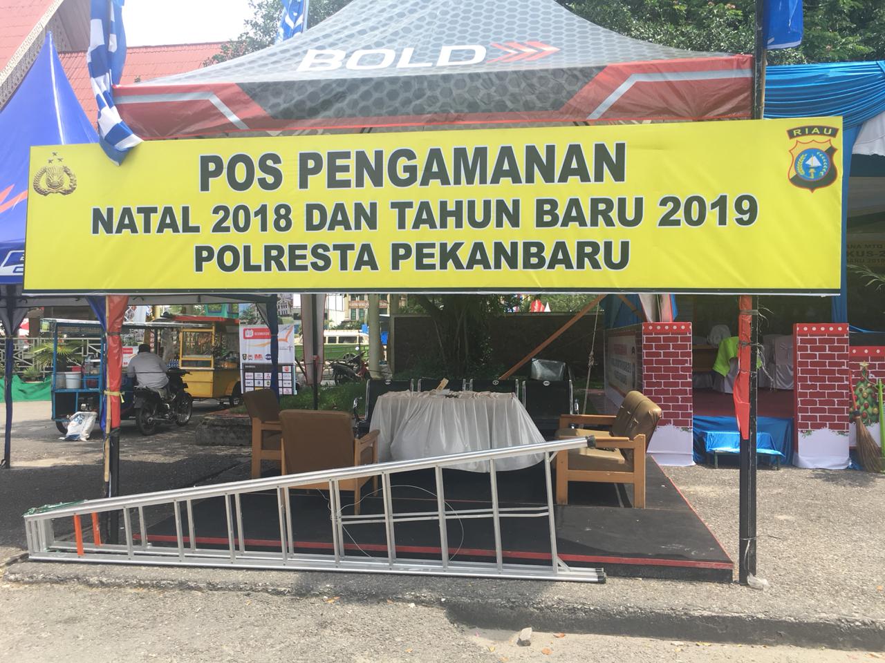 Operasi Lilin Muara Takus Pengamanan Natal 2018 di Pekanbaru
