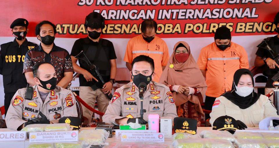 Berhasil Ungkap Narkoba 30 Kg Sabu, Kapolda Riau Datangi Mapolres Bengkalis