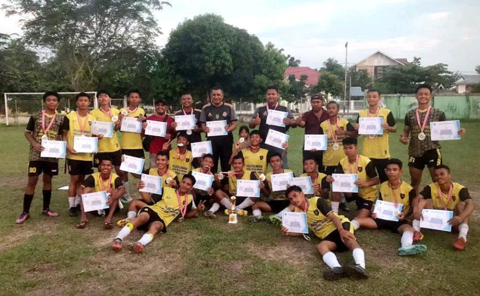 Raih Juara 2 di Riau, SSB Bhayangkara Pelangiran Akan Berlaga di Tingkat Nasional
