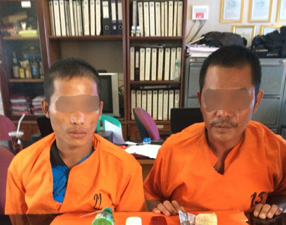 Miliki Sabu, Bapak dan Anak Ditangkap Polisi di Seberang Tembilahan