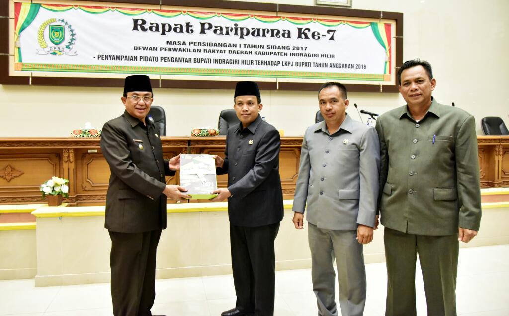 HM Wardan Sampaikan LKPJ saat Rapat Paripurna ke-7