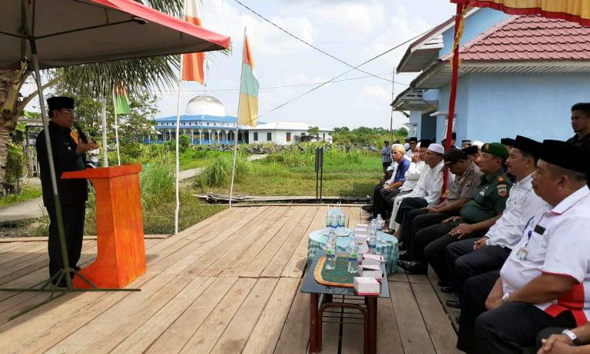 HM Wardan Resmikan Masjid Besar Nurul Jama'ah dan Penyaluran Zakat Produktif
