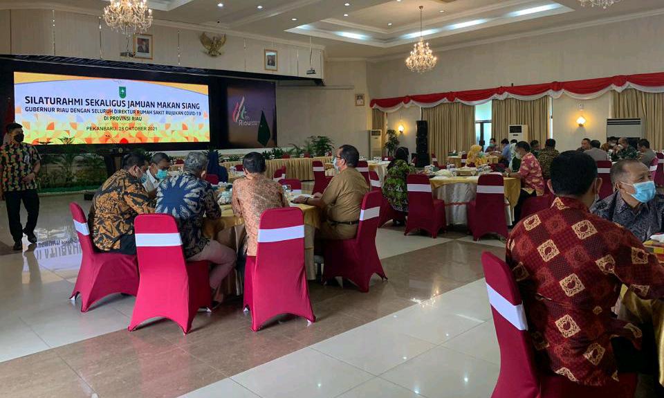Syamsuar Silaturahmi dengan Direktur RS Rujukan COVID-19 se Provinsi Riau