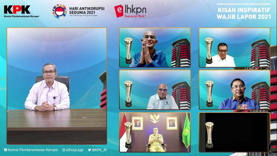 Riau Terima Penghargaan Dari Komisi Pemberantasan Korupsi