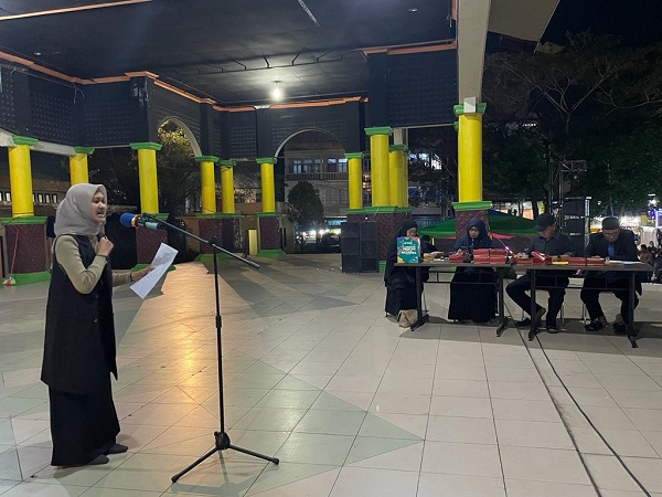 Puluhan Siswa SD Hingga SMA Sederajat Ikuti Lomba Baca Puisi Meriahkan HPN Riau