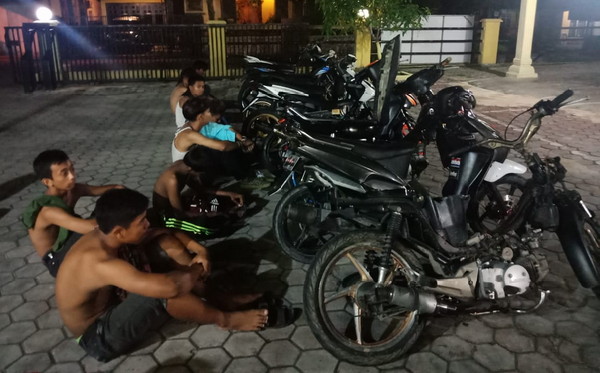 Balap Liar di Jalan Sepi saat Pandemi Covid-19 di Pekanbaru