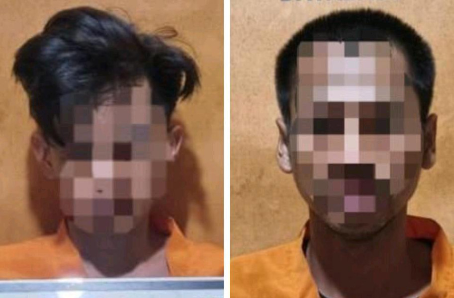 Dua Pengedar Sabu Ditangkap di Jalan H Abd Gani Tembilahan