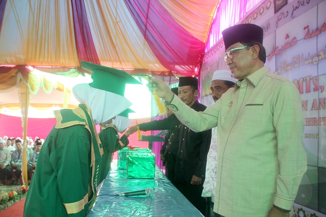 HM Wardan Hadiri Haflah Al-Tasyakkur di Ponpes Anwarul Ulum Keritang