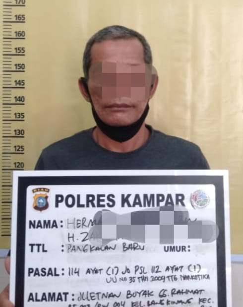 Penggerebekan Pelaku Narkoba di Jalan Letnan Boyak Bangkinang Kota