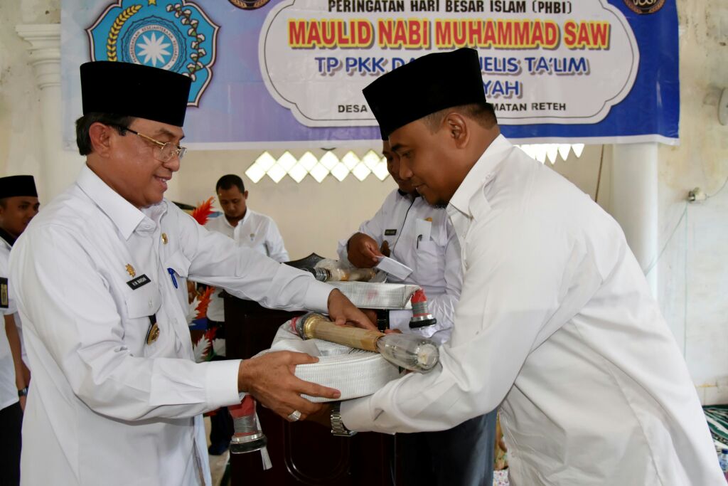 Wardan Hadiri Peringatan Maulid Nabi di Sungai Asam