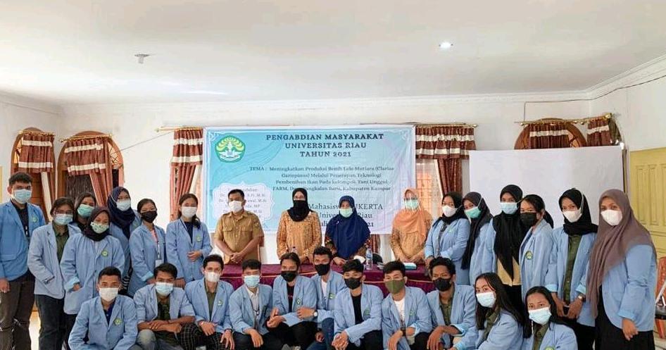 Mahasiswa Kukerta UNRI Mengabdi Masa Pandemi di Desa Pangkalan Baru