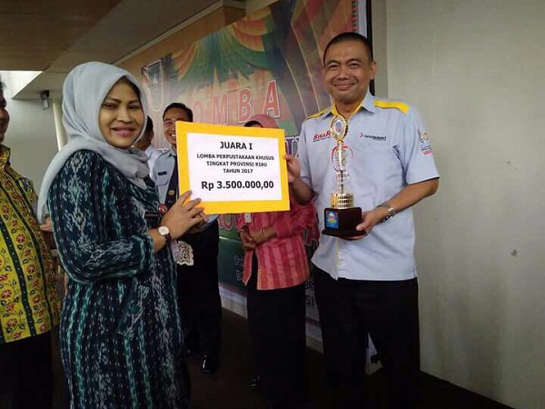 Bank Riau Kepri Raih Juara I Lomba Perpustakaan Khusus Tingkat Provinsi Riau Tahun 2017