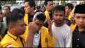 Mahasiswa Bela Kamarek di Kejati Riau Kepalanya Bocor Diduga Dipukul Aparat