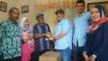Pengurus PWI Riau Jenguk Wartawan Senior