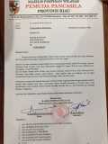 Benarkah Ketua PP Riau Layangkan Surat ke Polda ?