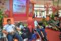 PWI Riau Gelar Donor Darah, Personel Lanud Rsn Ikut Berpartisipasi