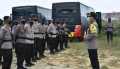50 Anggota Brimob Polda Riau Perkuat Pos Cek Point Covid-19 di Kampar