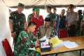 Rangkaian HUT TNI ke 73, Lanud Roesmin Nurjadin Gelar Pengobatan Gratis di Kabupaten Kampar