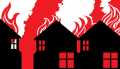 Si Jago Merah Lalap 15 Petak Rumah Sewa Karyawan PT PSG di Kateman