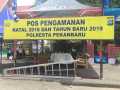 Operasi Lilin Muara Takus Pengamanan Natal 2018 di Pekanbaru