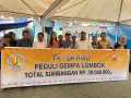 FKIJK Riau Serahkan Bantuan Untuk Korban Gempa NTB  Secara Langsung di Lombok