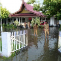 Diguyur Hujan Sesaat, Kantor Camat Bangko Banjir