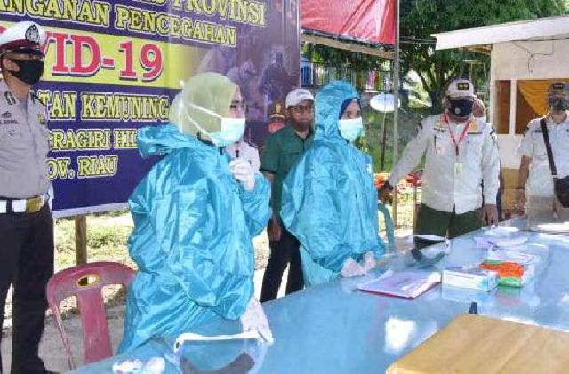 Wabup SU Semangati Petugas Satgas Percepatan Penanganan Covid-19 Kemuning