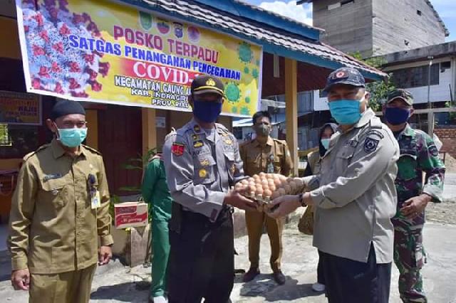 Wabup Pantau Posko Penangan Covid-19 Kecamatan GAS