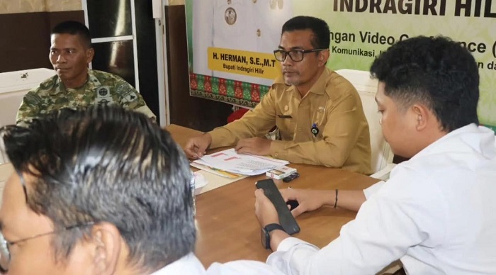 Bupati Inhil Ikuti Rakor Pengendalian Inflasi 2026, Bahas DAK Non Fisik BOK, POM, serta Dukungan Program 3 Juta Rumah