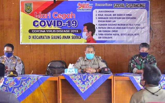 Wabup Pantau Posko Penangan Covid-19 Kecamatan GAS