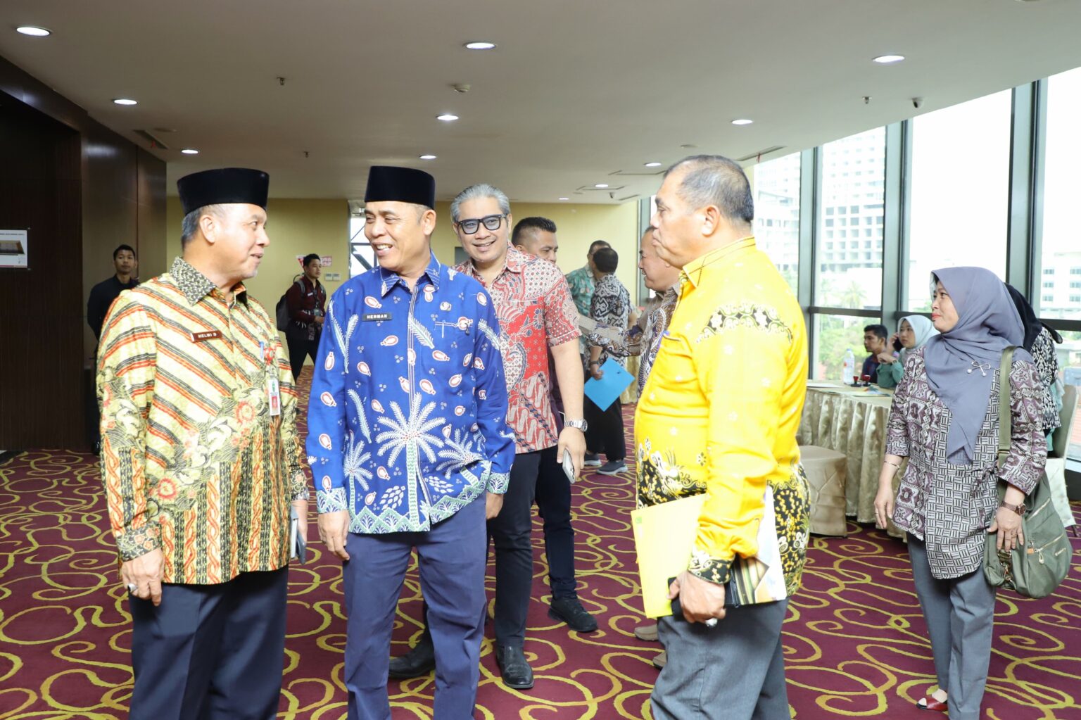 Bupati Inhil Menghadiri Pertemuan Komisi II DPR RI Dengan Pemprov & Pemda Se Provinsi  Riau