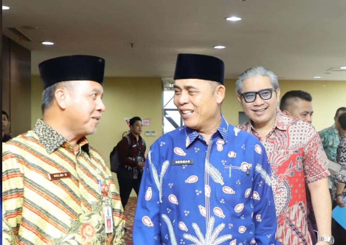 Bupati Inhil Menghadiri Pertemuan Komisi II DPR RI Dengan Pemprov & Pemda Se Provinsi  Riau