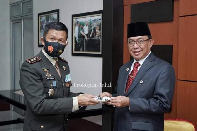 Bupati Wardan Ikuti Upacara HUT TNI Ke-75 TH 2020 Secara Virtual