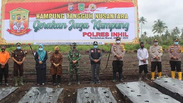 Bupati HM Wardan Launching Kampung Tangguh Nusantara
