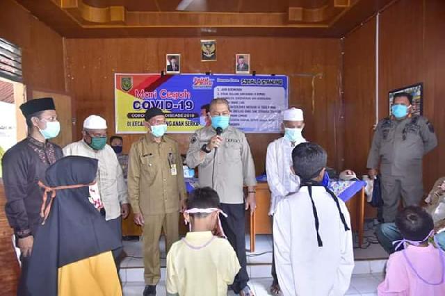 Wabup Pantau Posko Penangan Covid-19 Kecamatan GAS
