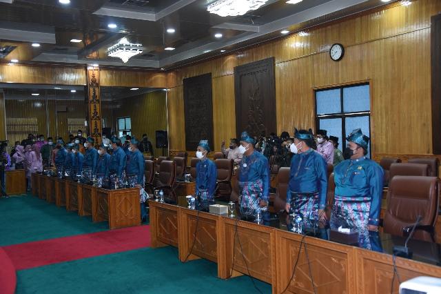 Paripurna Istimewa Sampena Hari Jadi Ke - 509 Kabupaten Bengkalis Berlangsung Hikmat dan Terbatas