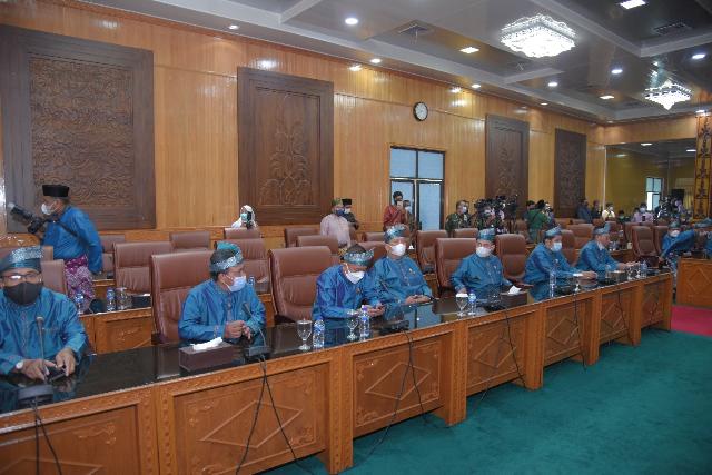Paripurna Istimewa Sampena Hari Jadi Ke - 509 Kabupaten Bengkalis Berlangsung Hikmat dan Terbatas