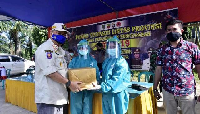 Wabup SU Semangati Petugas Satgas Percepatan Penanganan Covid-19 Kemuning