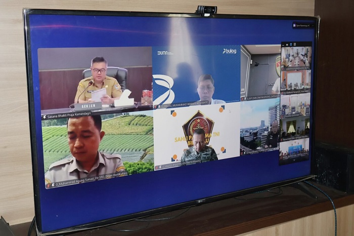 Bupati Inhil Ikuti Rakor Pengendalian Inflasi 2026, Bahas DAK Non Fisik BOK, POM, serta Dukungan Program 3 Juta Rumah